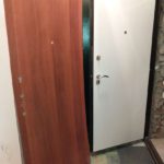Замена панели на металлической двери